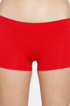 Zivame Medium Rise Full Coverage Boyshorts - Lipstick Red — thumbnail 4